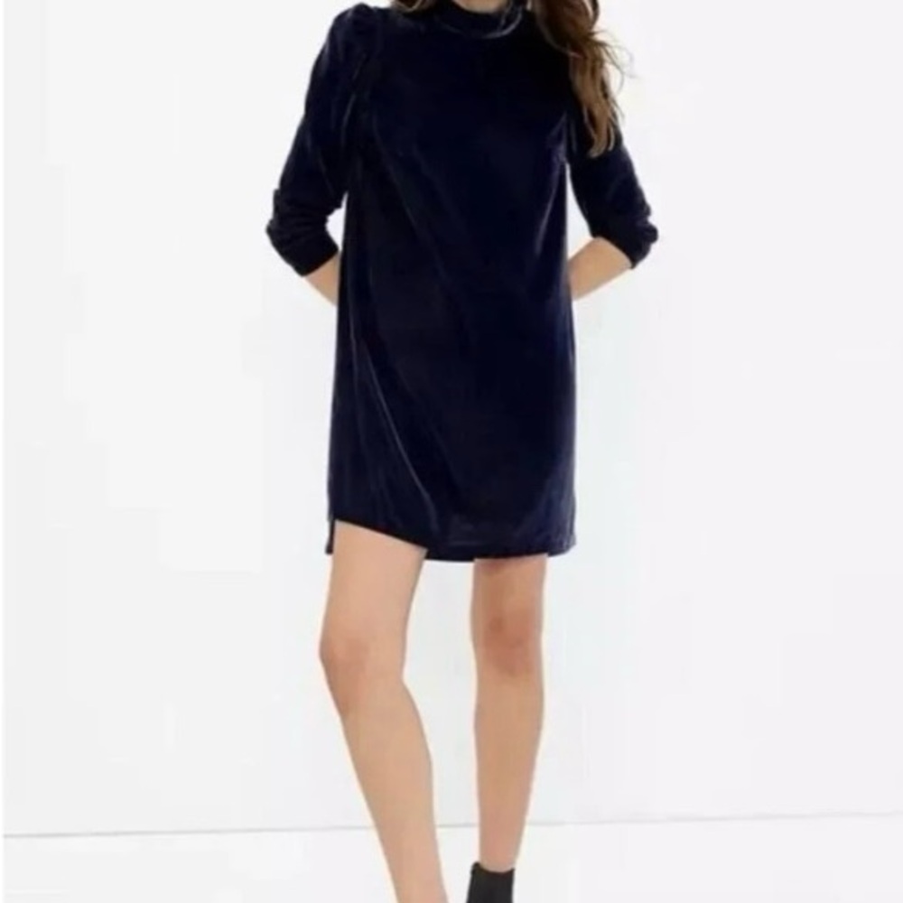 Navy Blue Velvet Dress by Gap sz Medium